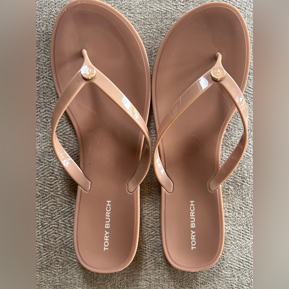 Tory Burch Studded Jelly Thong Sandals
